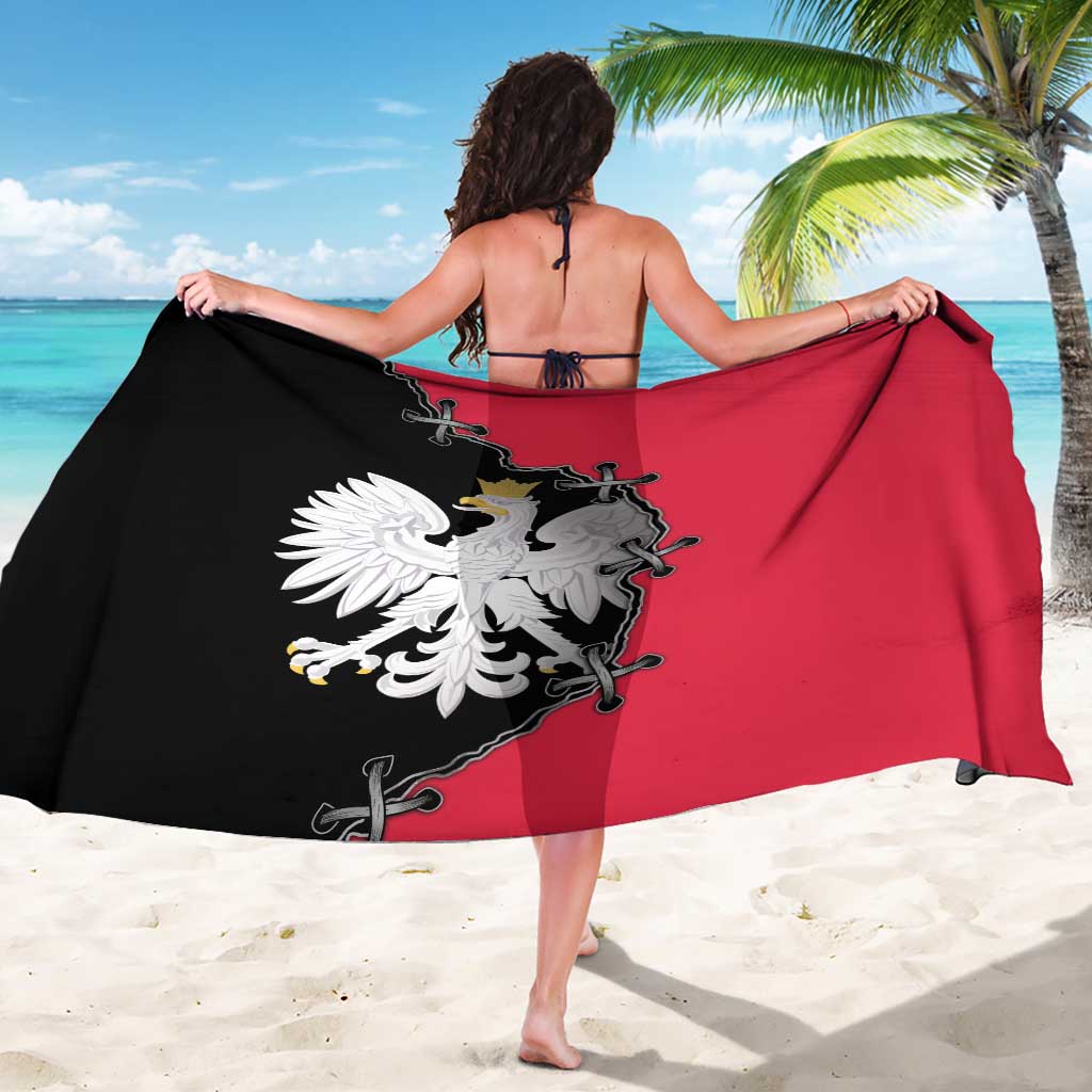 Poland White Eagle Sarong Polish National Coat of Arms Design