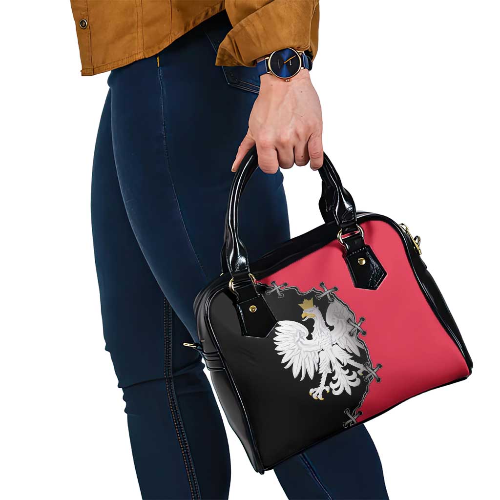 Poland White Eagle Shoulder Handbag Polish National Coat of Arms Design