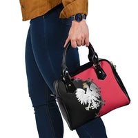 Poland White Eagle Shoulder Handbag Polish National Coat of Arms Design
