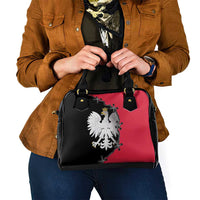 Poland White Eagle Shoulder Handbag Polish National Coat of Arms Design