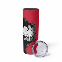 Poland White Eagle Skinny Tumbler Polish National Coat of Arms Design