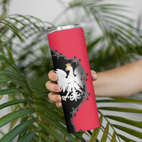 Poland White Eagle Skinny Tumbler Polish National Coat of Arms Design