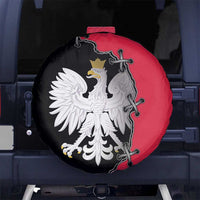 Poland White Eagle Spare Tire Cover Polish National Coat of Arms Design