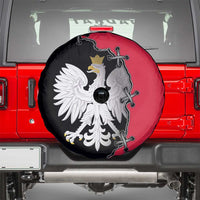 Poland White Eagle Spare Tire Cover Polish National Coat of Arms Design