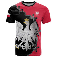Poland White Eagle T Shirt Polish National Coat of Arms Design
