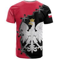 Poland White Eagle T Shirt Polish National Coat of Arms Design