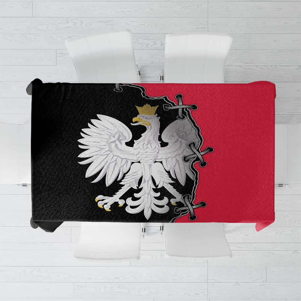 Poland White Eagle Tablecloth Polish National Coat of Arms Design