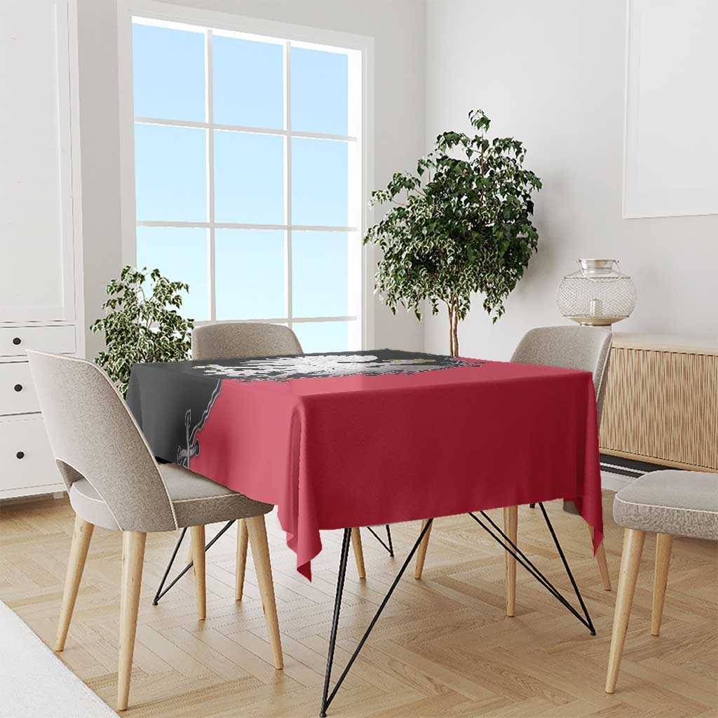 Poland White Eagle Tablecloth Polish National Coat of Arms Design