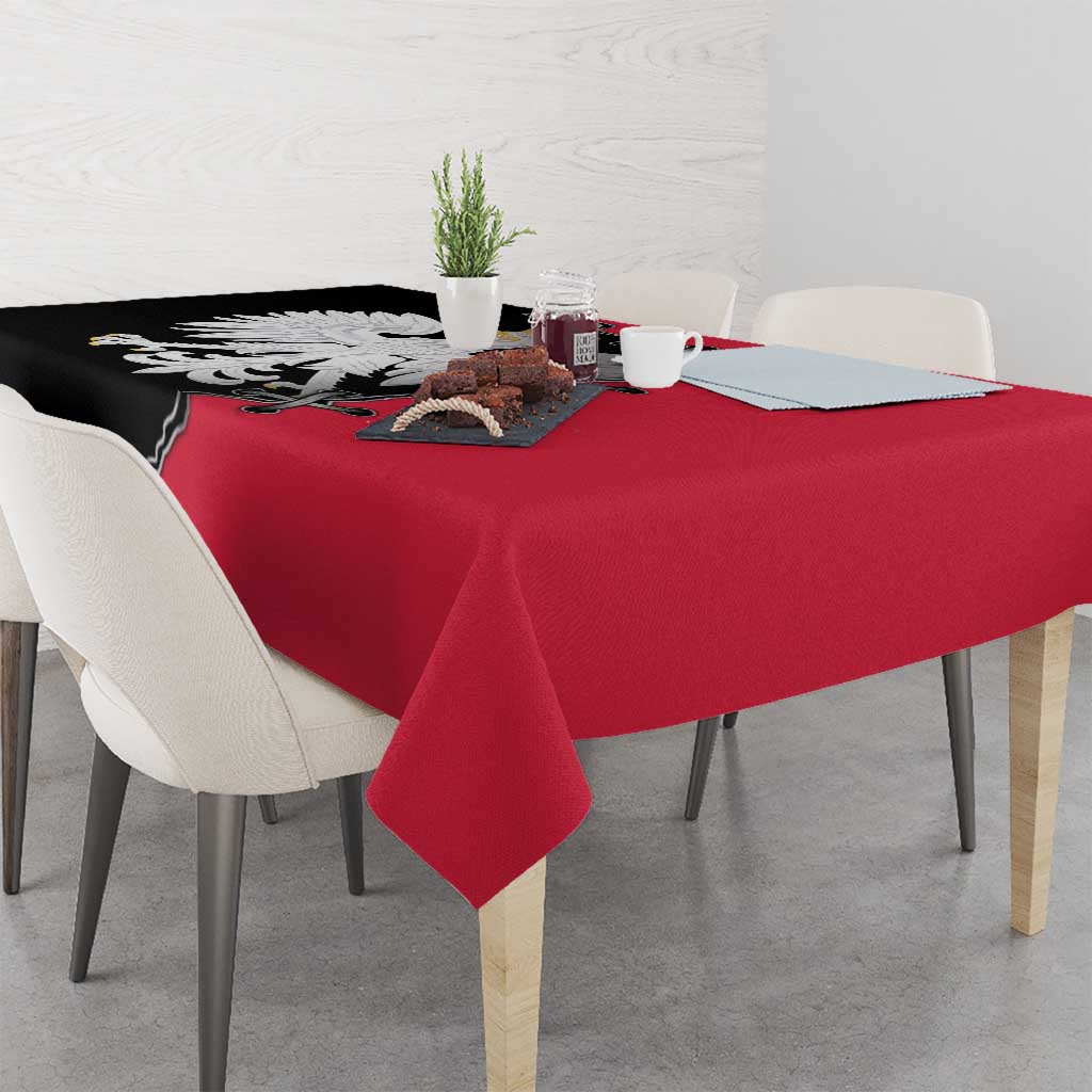 Poland White Eagle Tablecloth Polish National Coat of Arms Design