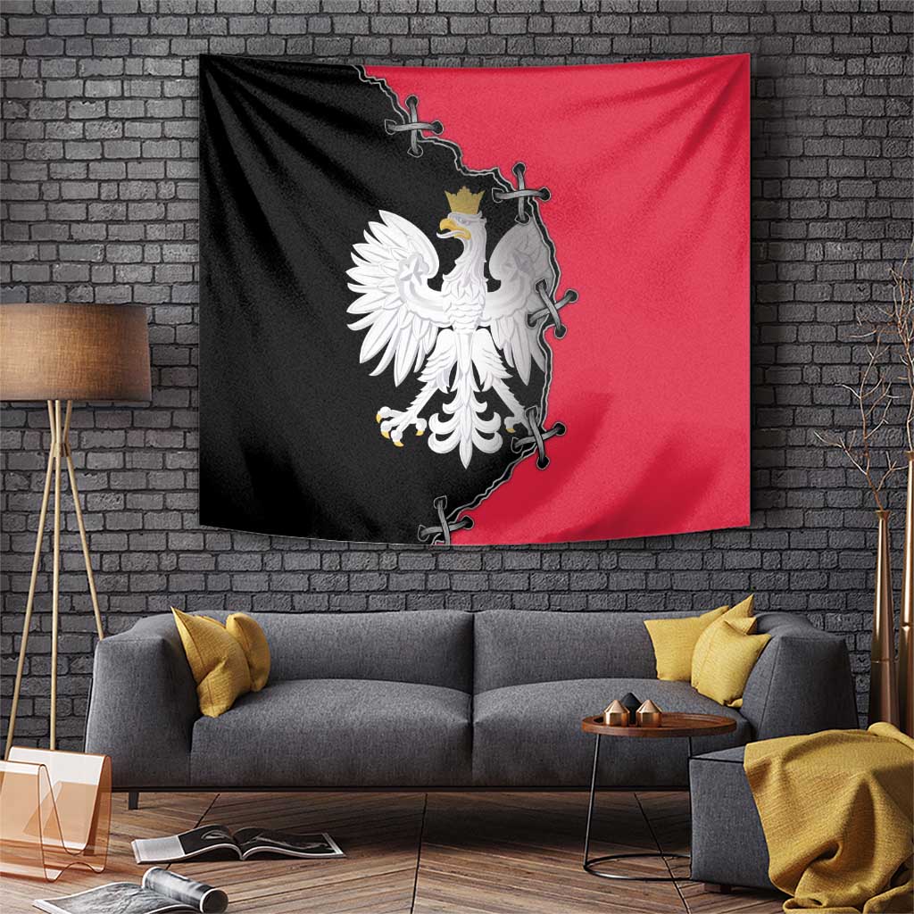 Poland White Eagle Tapestry Polish National Coat of Arms Design