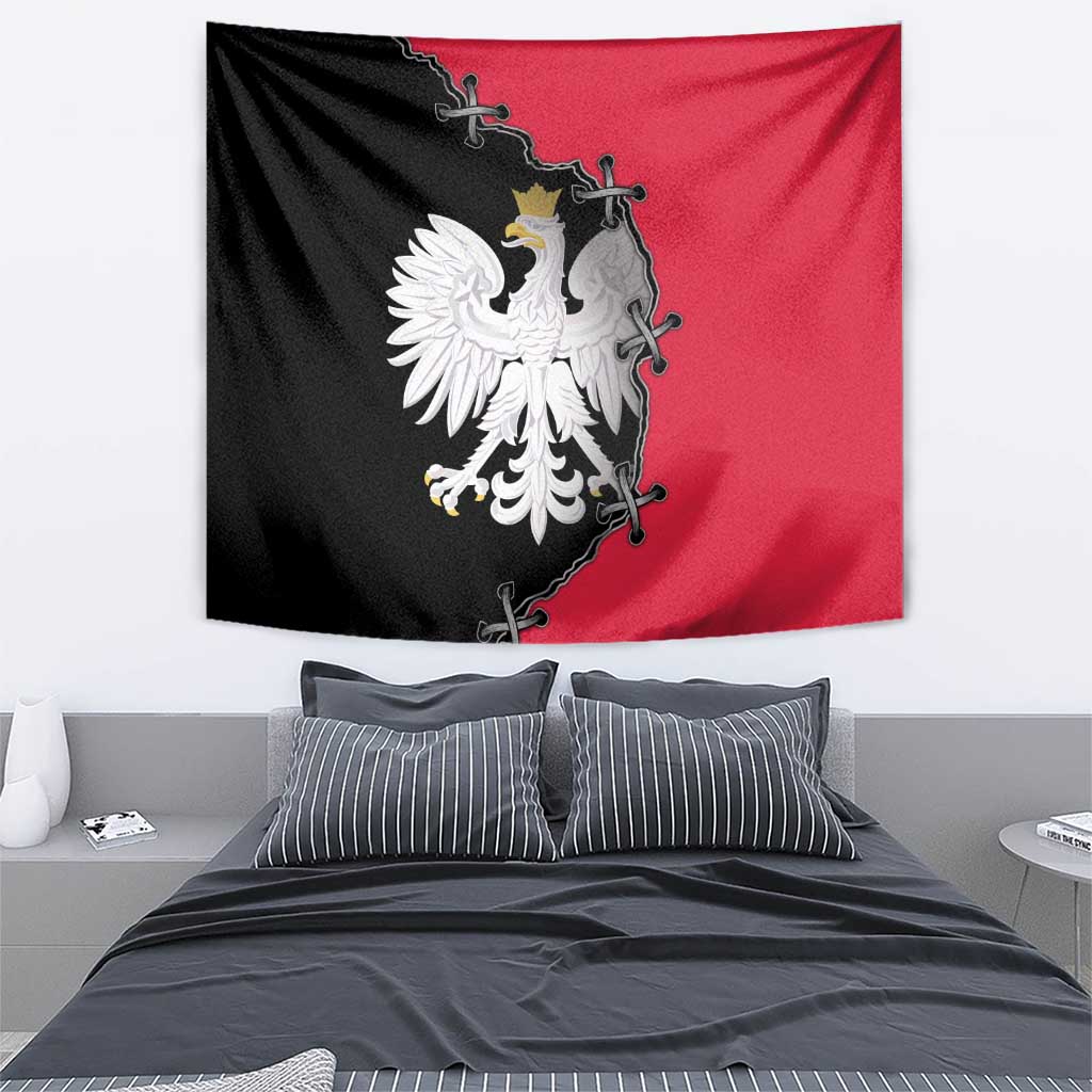 Poland White Eagle Tapestry Polish National Coat of Arms Design