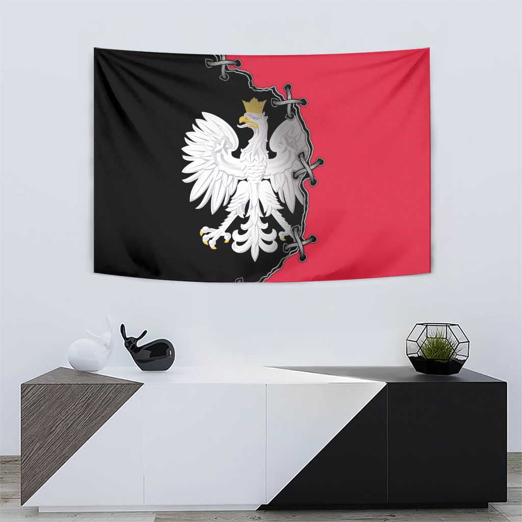 Poland White Eagle Tapestry Polish National Coat of Arms Design