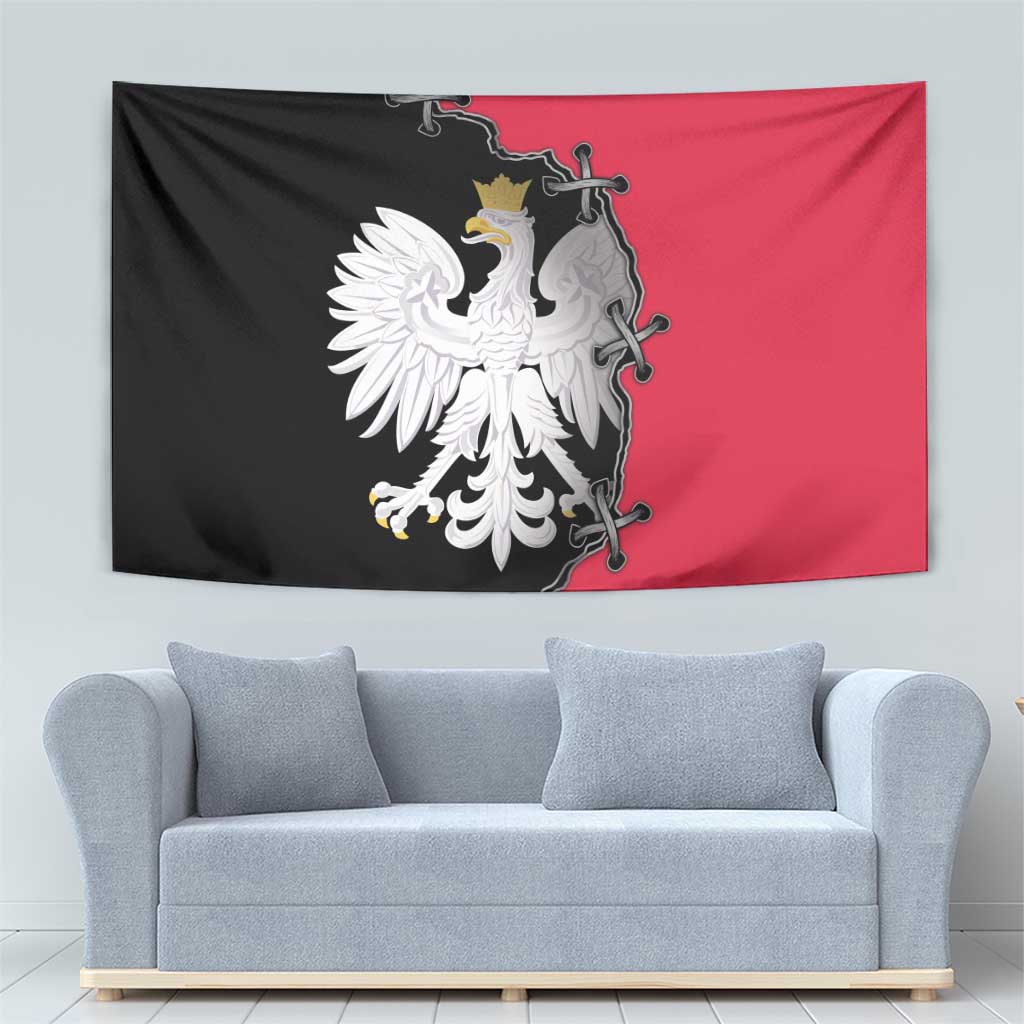 Poland White Eagle Tapestry Polish National Coat of Arms Design