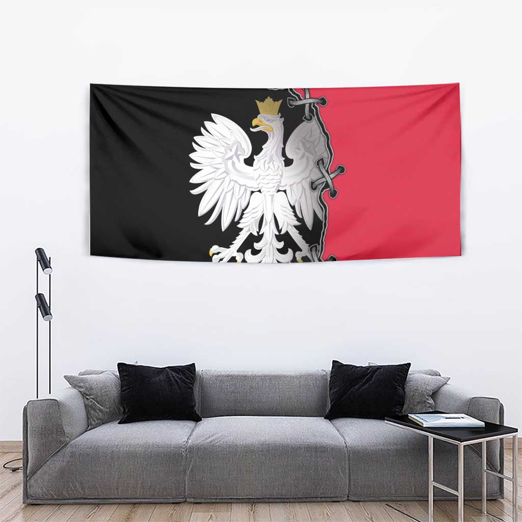 Poland White Eagle Tapestry Polish National Coat of Arms Design