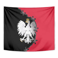 Poland White Eagle Tapestry Polish National Coat of Arms Design