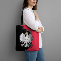 Poland White Eagle Tote Bag Polish National Coat of Arms Design