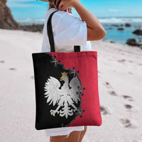 Poland White Eagle Tote Bag Polish National Coat of Arms Design