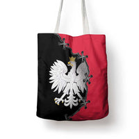 Poland White Eagle Tote Bag Polish National Coat of Arms Design
