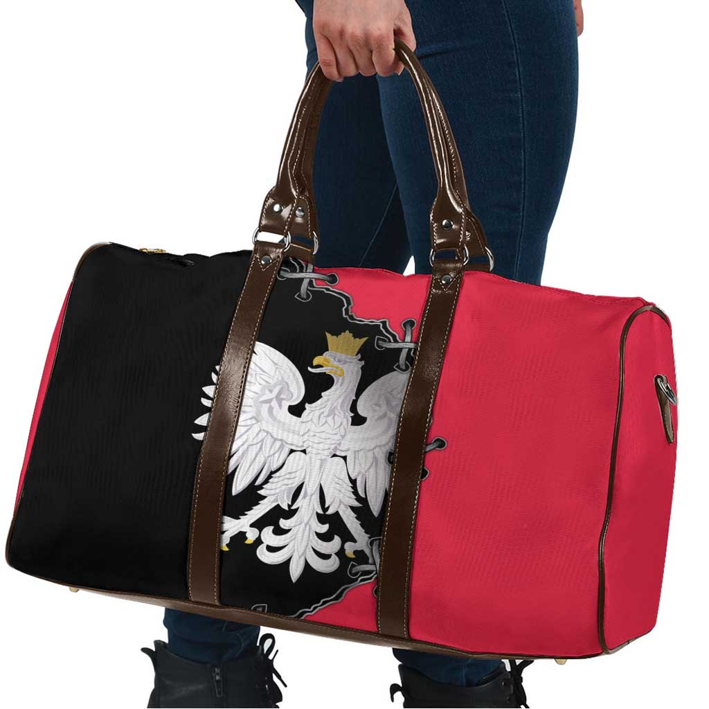 Poland White Eagle Travel Bag Polish National Coat of Arms Design