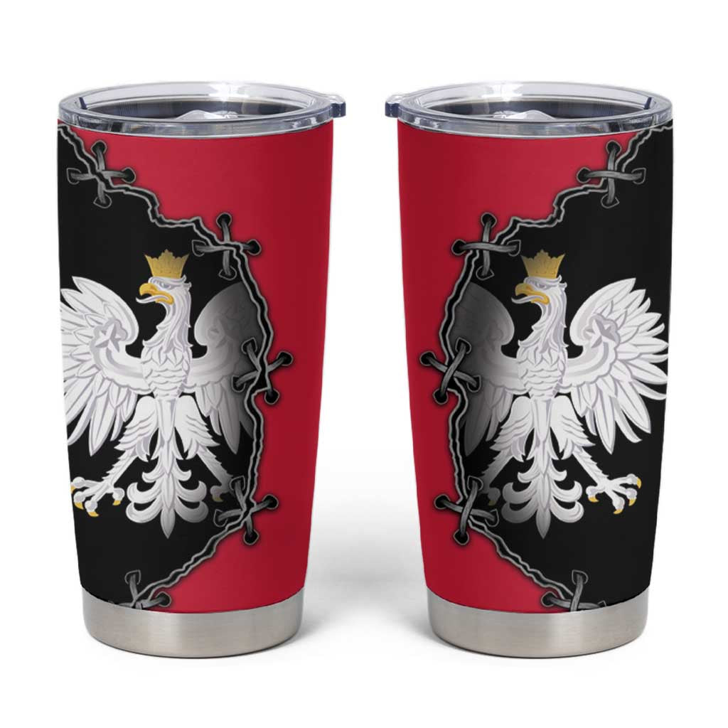 Poland White Eagle Tumbler Cup Polish National Coat of Arms Design