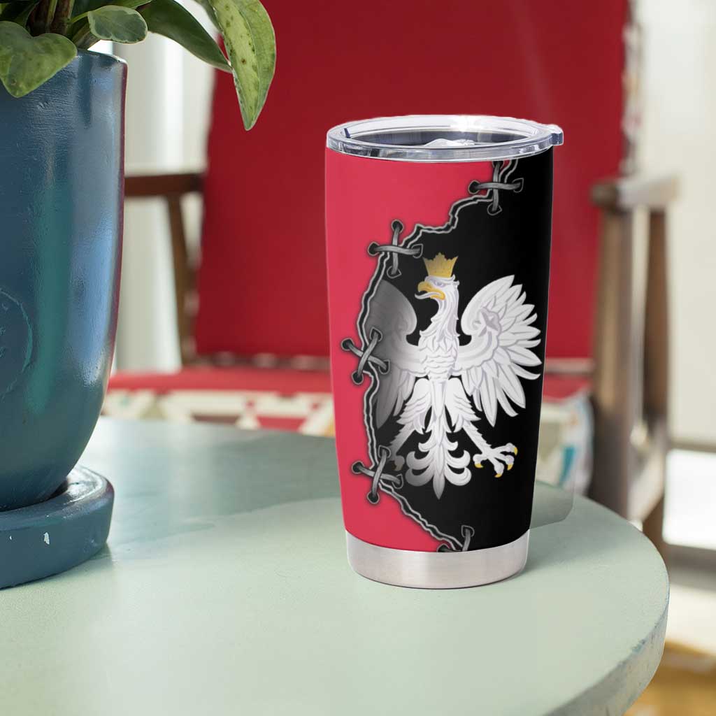 Poland White Eagle Tumbler Cup Polish National Coat of Arms Design