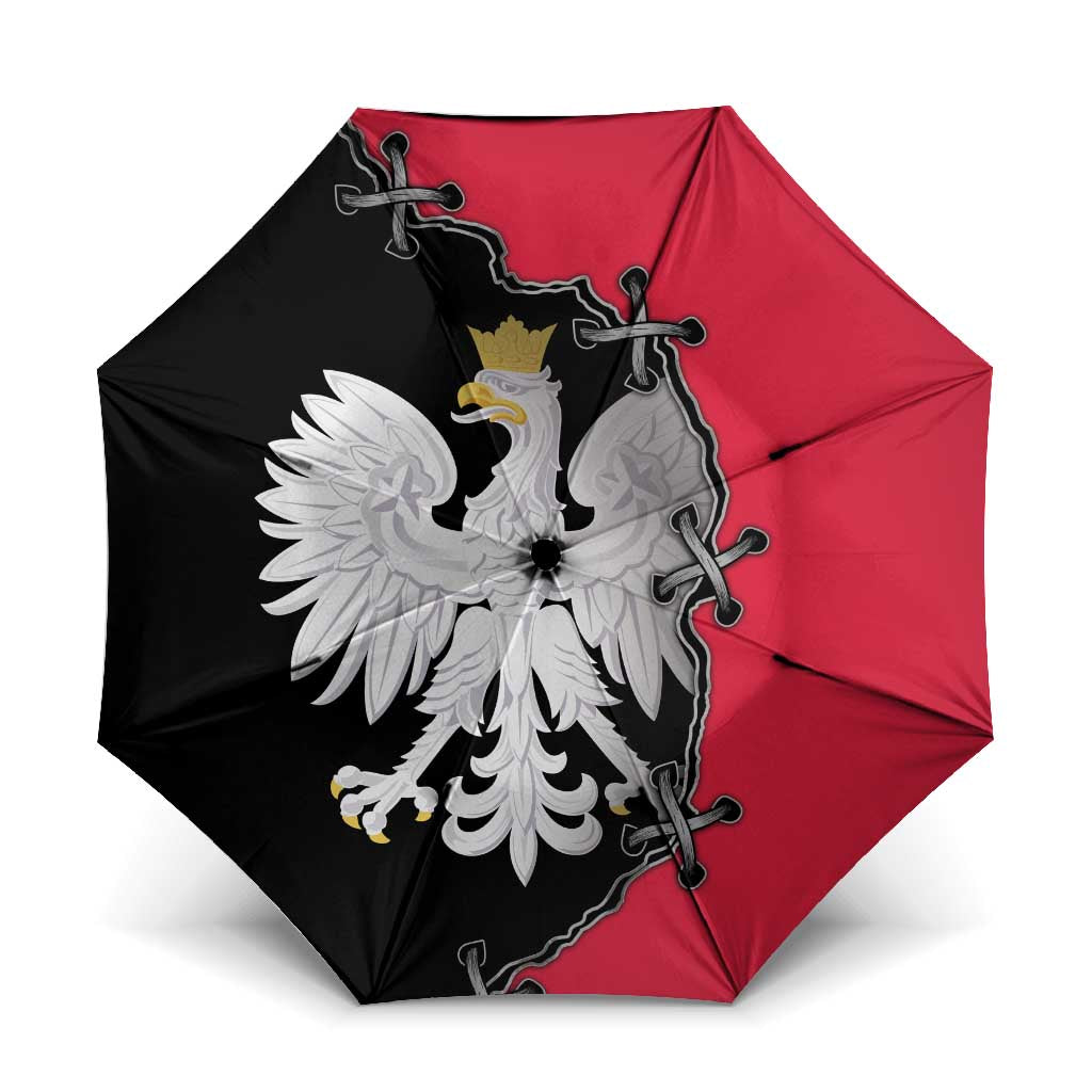 Poland White Eagle Umbrella Polish National Coat of Arms Design