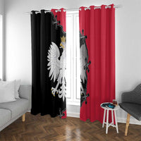 Poland White Eagle Window Curtain Polish National Coat of Arms Design