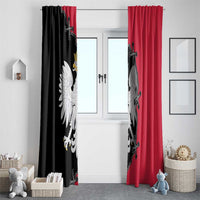 Poland White Eagle Window Curtain Polish National Coat of Arms Design