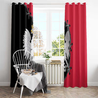Poland White Eagle Window Curtain Polish National Coat of Arms Design