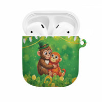 Punch The Monkey St Patrick’s Day AirPods Case Lucky Baby Monkey