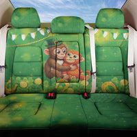Punch The Monkey St Patrick’s Day Back Car Seat Cover Lucky Baby Monkey