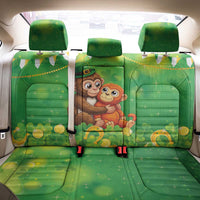 Punch The Monkey St Patrick’s Day Back Car Seat Cover Lucky Baby Monkey