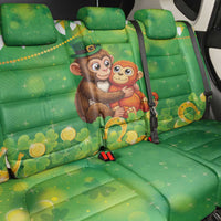 Punch The Monkey St Patrick’s Day Back Car Seat Cover Lucky Baby Monkey