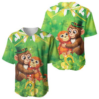 Punch The Monkey St Patrick’s Day Baseball Jersey Lucky Baby Monkey