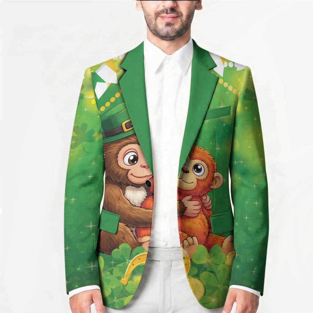 Punch The Monkey St Patrick’s Day Blazer Lucky Baby Monkey
