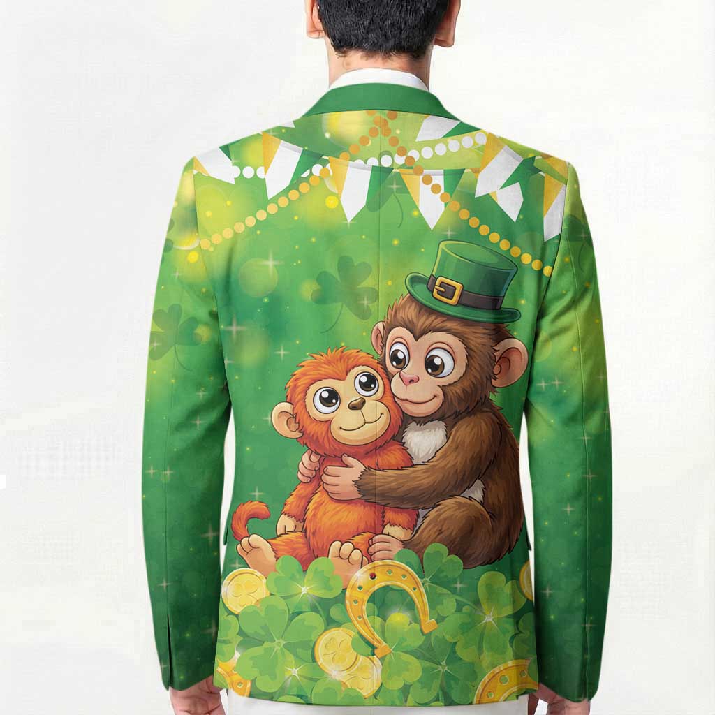 Punch The Monkey St Patrick’s Day Blazer Lucky Baby Monkey