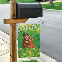 Punch The Monkey St Patrick’s Day Garden Flag Lucky Baby Monkey