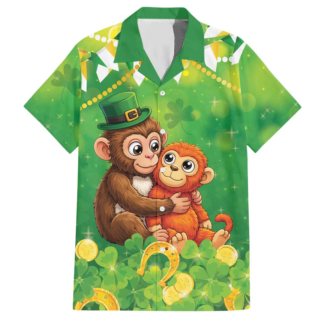 Punch The Monkey St Patrick’s Day Hawaiian Shirt Lucky Baby Monkey