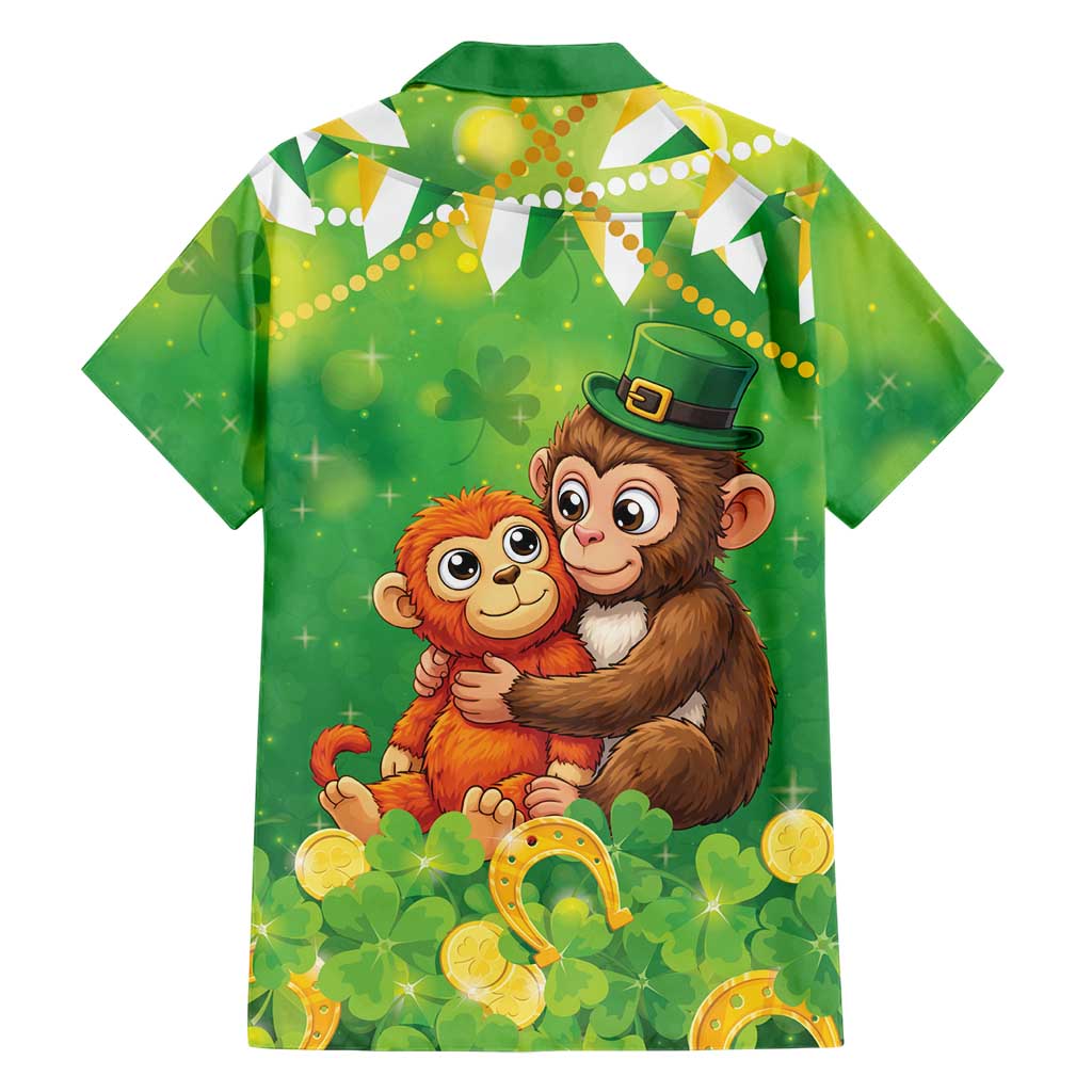 Punch The Monkey St Patrick’s Day Hawaiian Shirt Lucky Baby Monkey