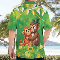 Punch The Monkey St Patrick’s Day Hawaiian Shirt Lucky Baby Monkey