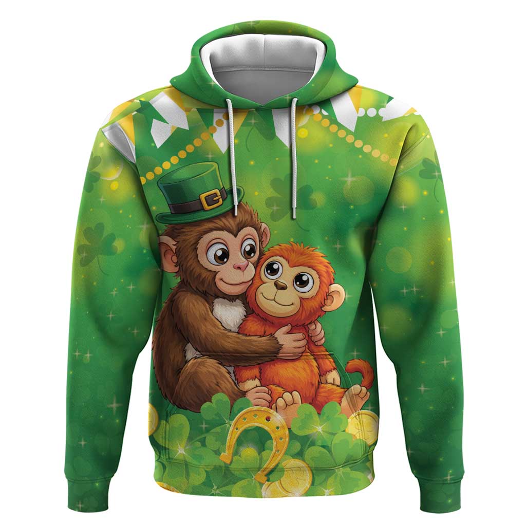 Punch The Monkey St Patrick’s Day Hoodie Lucky Baby Monkey