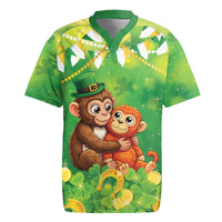 Punch The Monkey St Patrick’s Day Rugby Jersey Lucky Baby Monkey