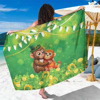 Punch The Monkey St Patrick’s Day Sarong Lucky Baby Monkey