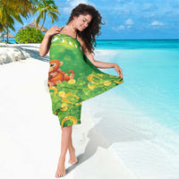 Punch The Monkey St Patrick’s Day Sarong Lucky Baby Monkey