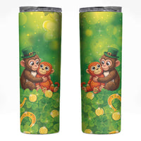 Punch The Monkey St Patrick’s Day Skinny Tumbler Lucky Baby Monkey