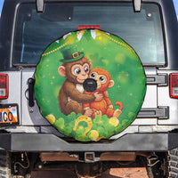 Punch The Monkey St Patrick’s Day Spare Tire Cover Lucky Baby Monkey
