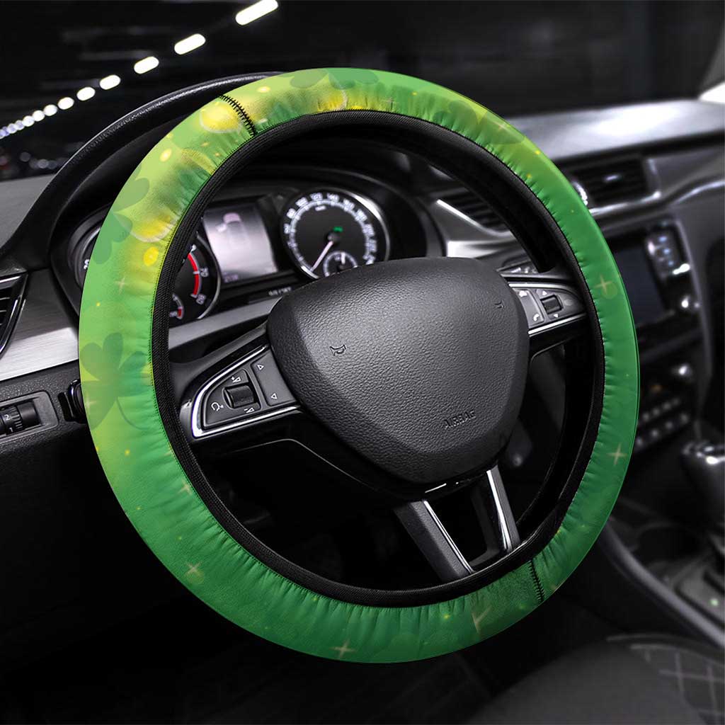 Punch The Monkey St Patrick’s Day Steering Wheel Cover Lucky Baby Monkey