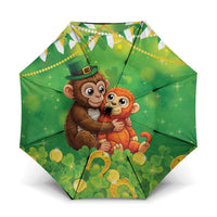 Punch The Monkey St Patrick’s Day Umbrella Lucky Baby Monkey