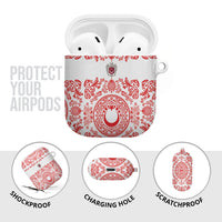 World Football 2026 Turkey AirPods Case Crescent Stars Ottoman Baroque Red Version