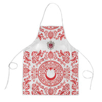 World Football 2026 Turkey Apron Crescent Stars Ottoman Baroque Red Version